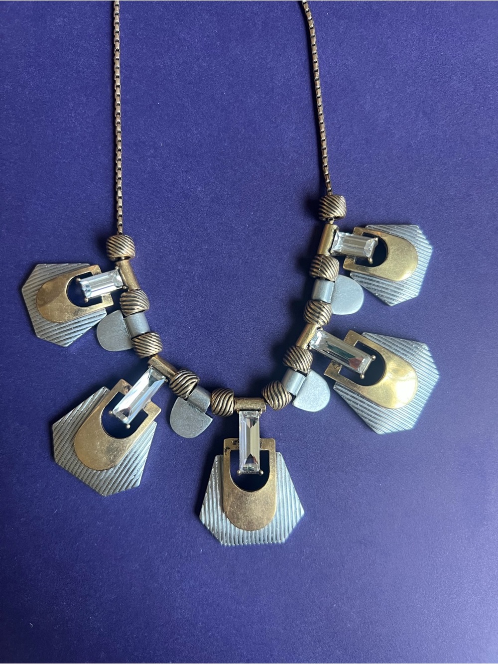 JCrew Metallic Necklace